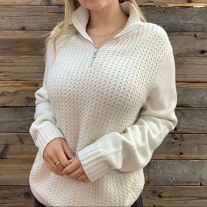 Calvin Klein knit quarter zip sweater